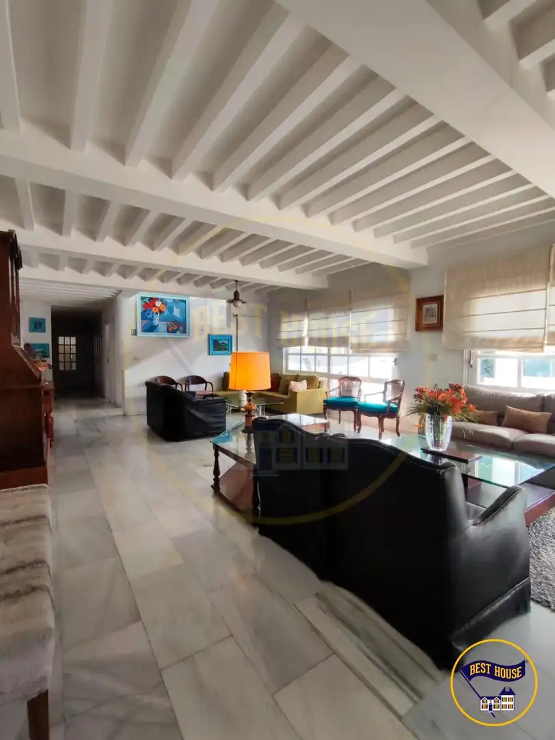 Living room of Houses for sale in Cuenca  with Heating, Private garden and Terrace