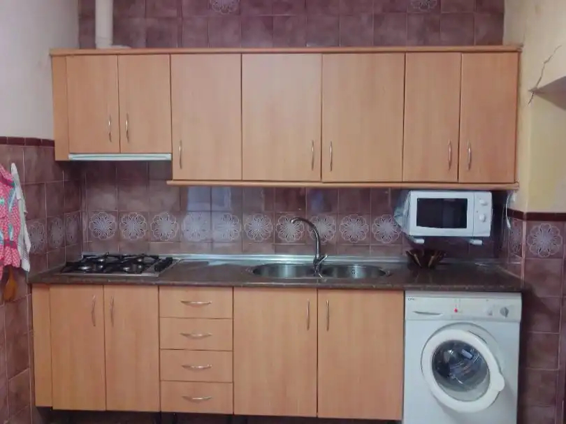 Cocina de Casa o chalet en venta en Calera de León con Aire acondicionado y TV