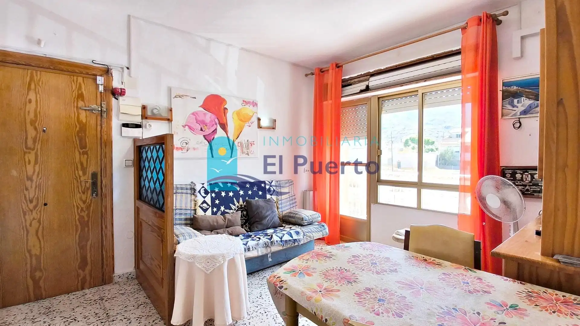 Wohnzimmer von Wohnung zum Verkauf in Cartagena mit Klimaanlage, Heizung und Terrasse