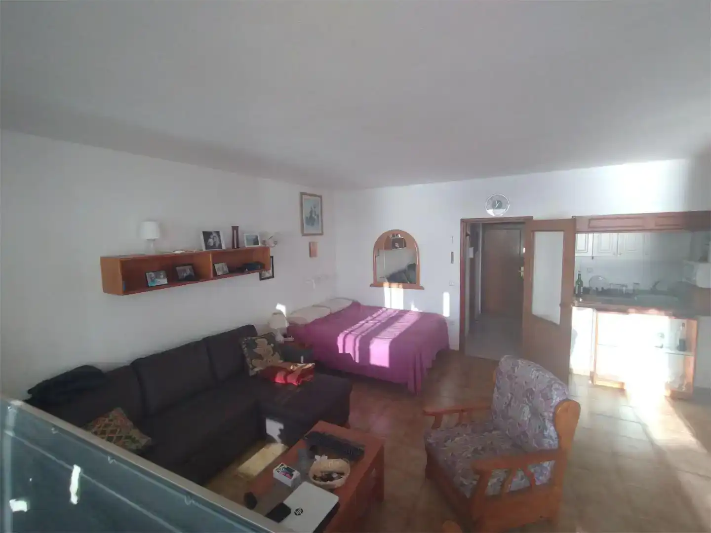 Wohnzimmer von Wohnung zur Miete in La Matanza de Acentejo mit Schwimmbad