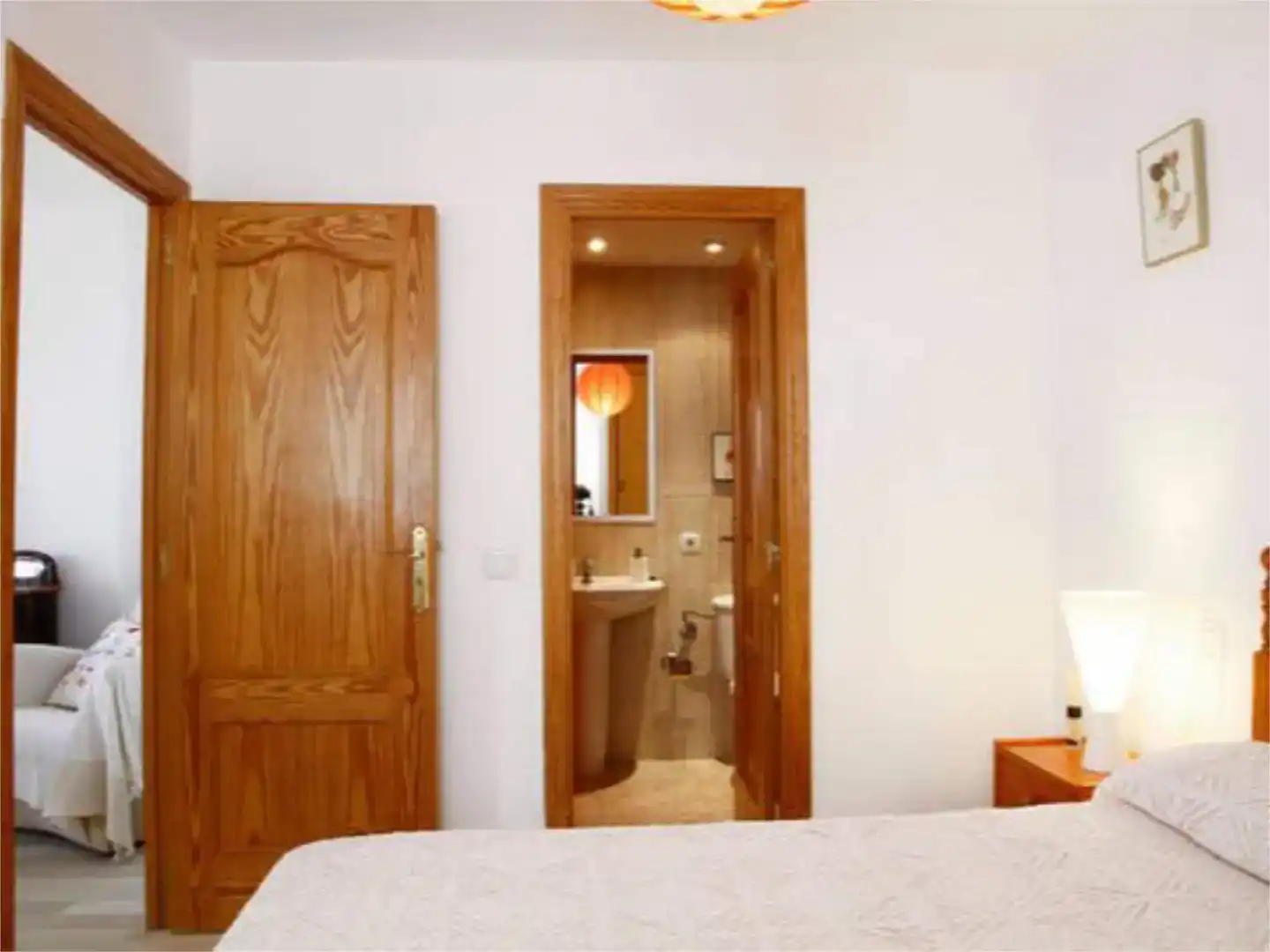 Badezimmer von Wohnung zur Miete in  Palma de Mallorca mit Klimaanlage