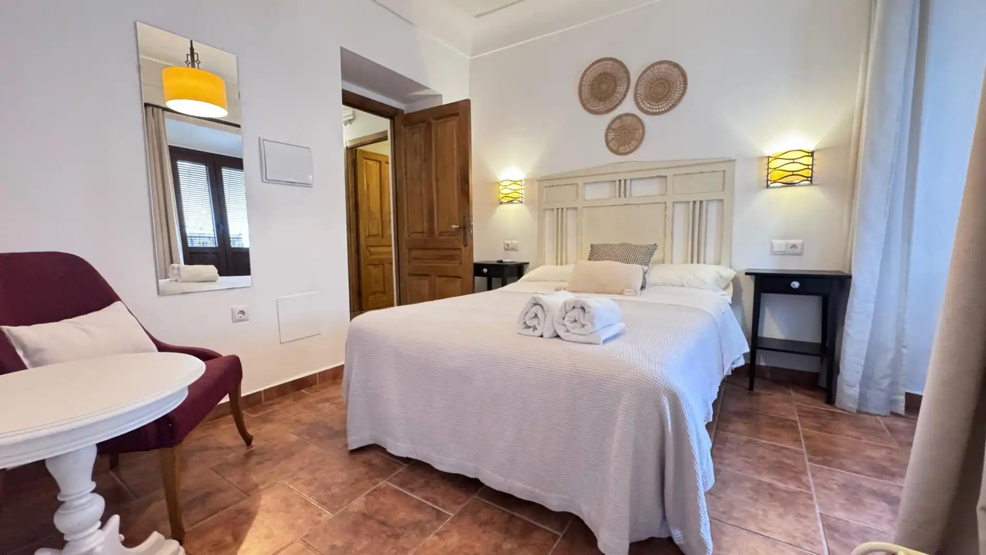 Bedroom of Houses for sale in Iznájar  with Air Conditioner, Heating and Terrace