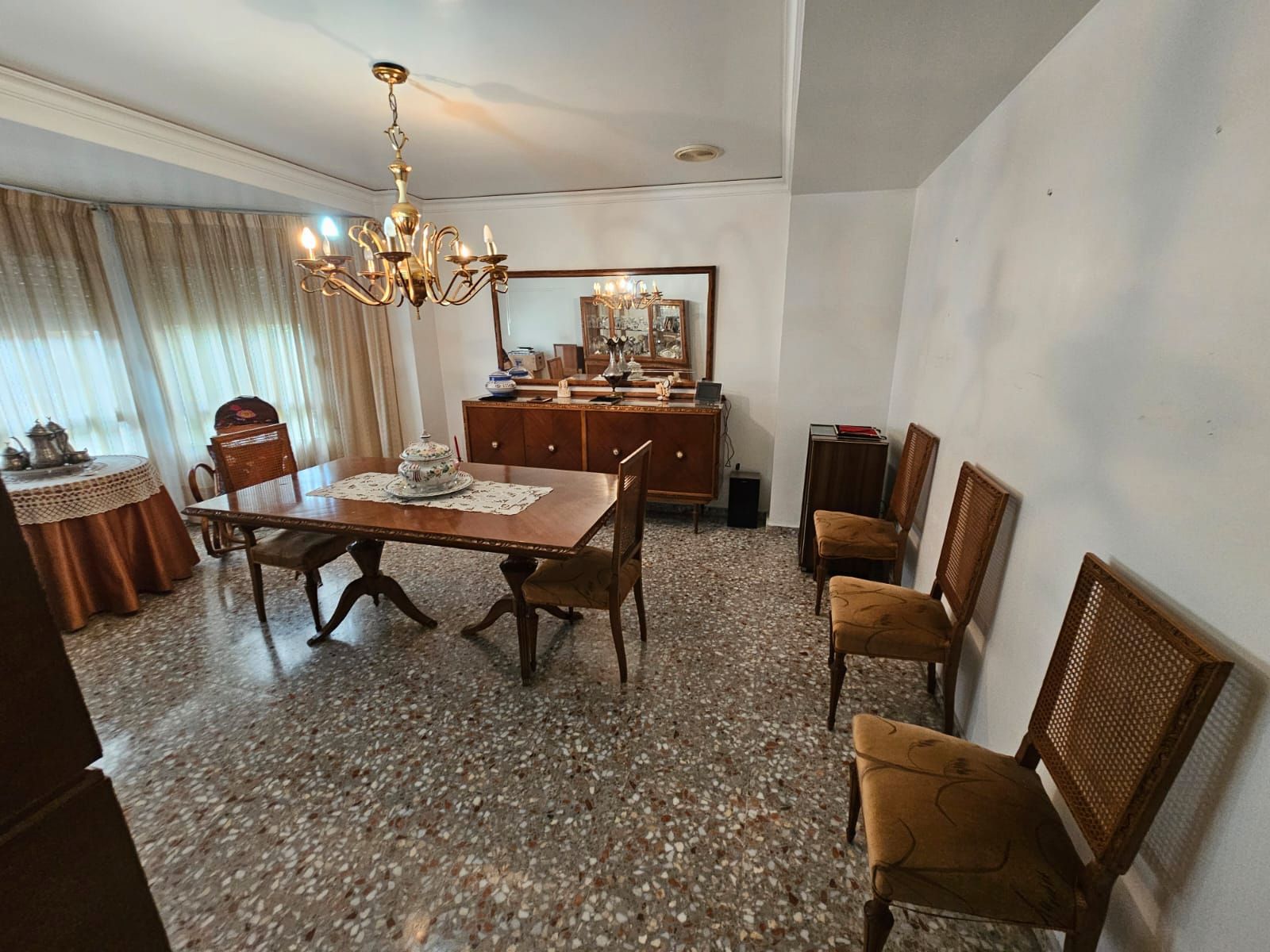 Dining room of Flat for sale in Almoines  with Air Conditioner, Furnished and Oven