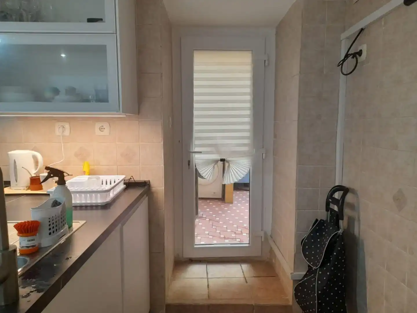 Balcony of Flat for rent in  Valencia Capital  with Air Conditioner