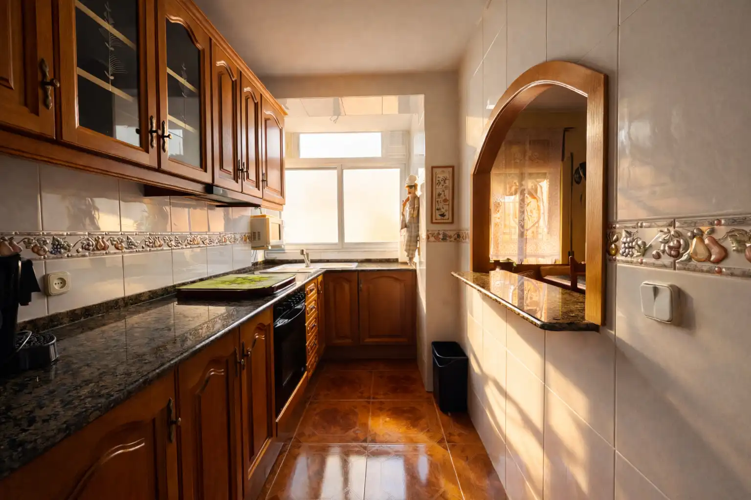 Kitchen of Flat for sale in Sant Joan Despí  with Air Conditioner, Heating and Furnished