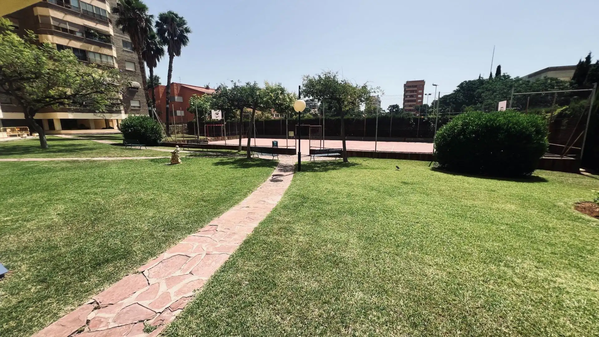 Garden of Flat for sale in Castellón de la Plana / Castelló de la Plana  with Air Conditioner, Private garden and Furnished