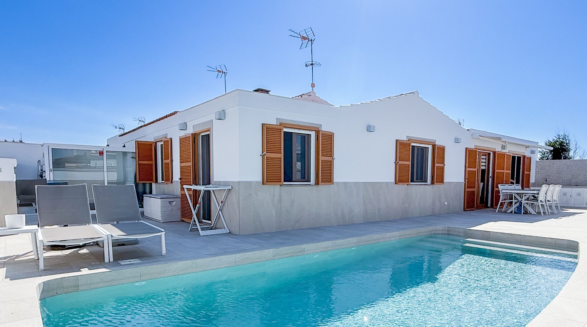 Piscina de Casa o xalet en venda en Ciutadella de Menorca amb Aire condicionat, Jardí privat i Terrassa