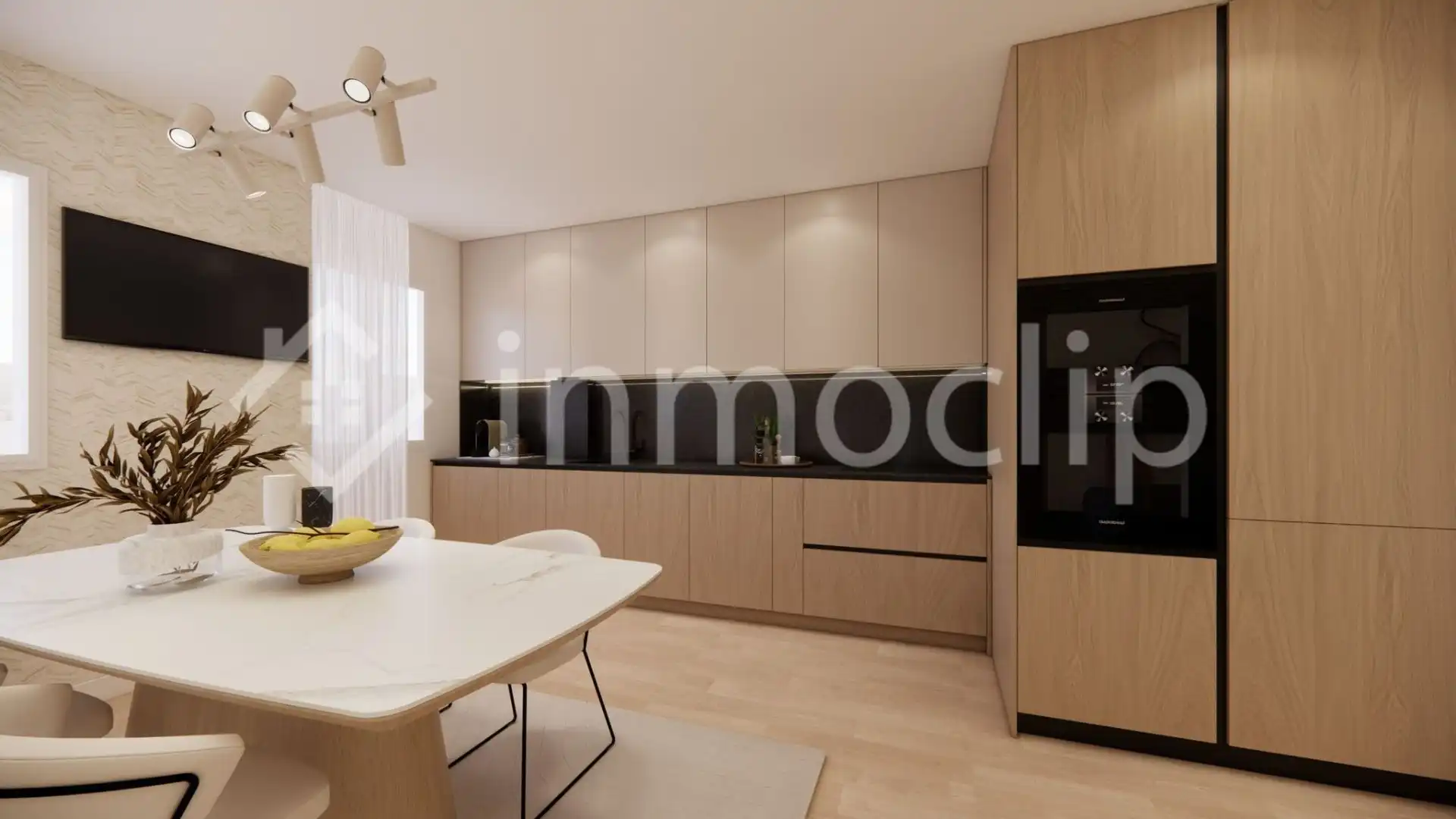 Kitchen of Flat for sale in Salamanca Capital  with Heating and Furnished