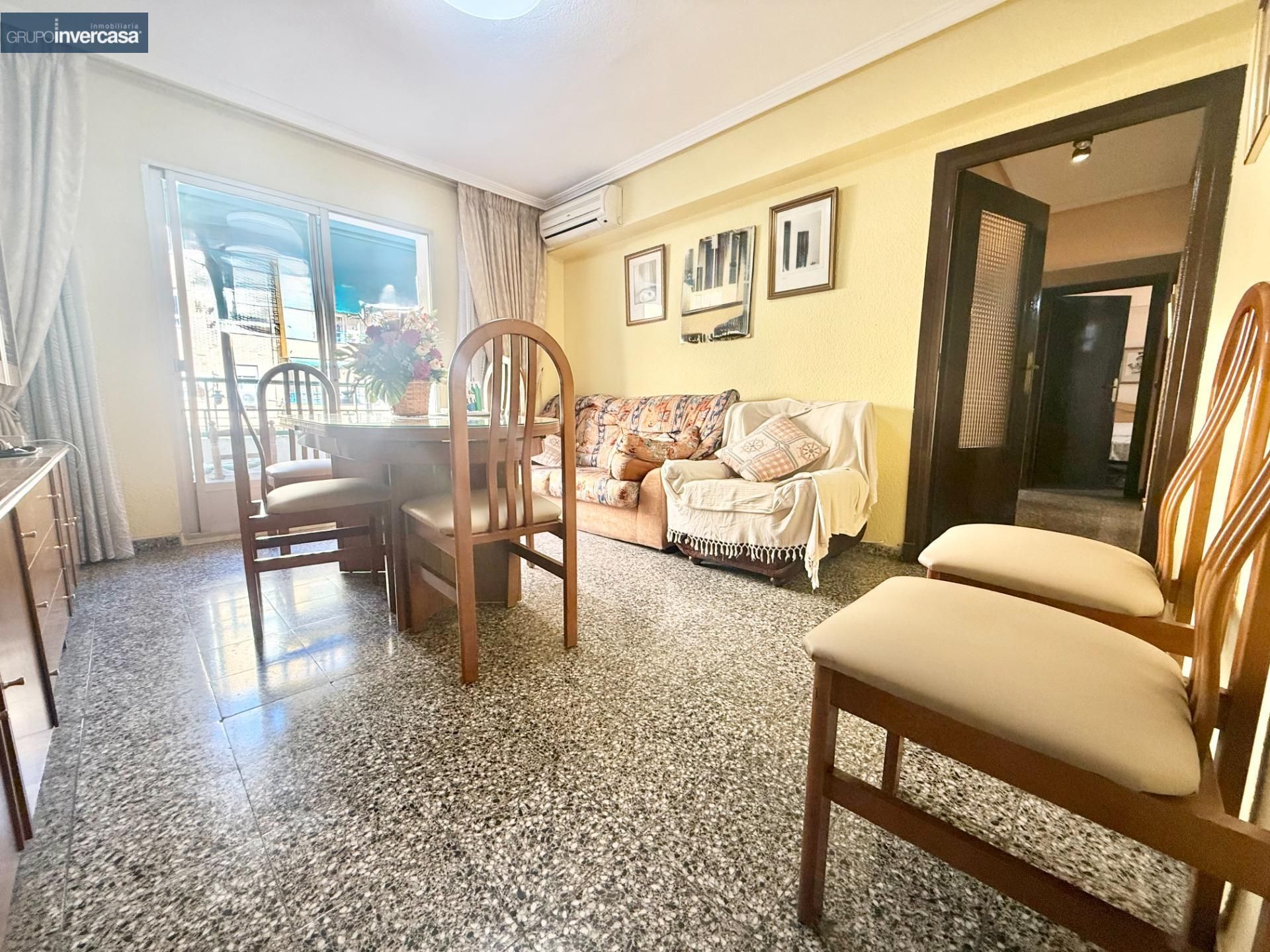 Living room of Flat for sale in Quart de Poblet  with Air Conditioner and Balcony