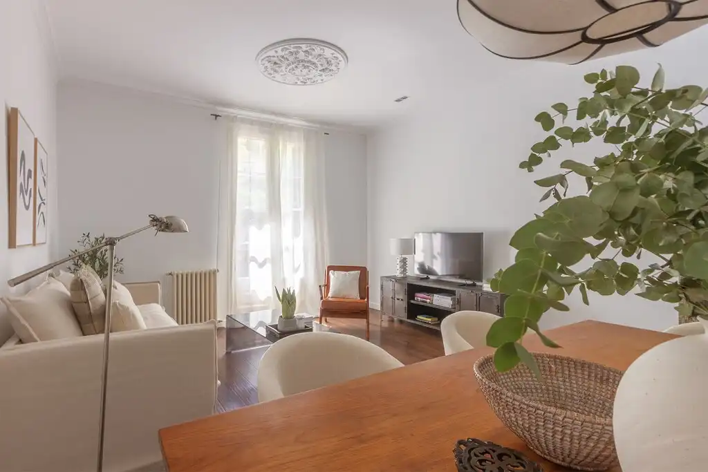 Living room of Apartments for sale in Barcelona  with Air Conditioner, Heating and Parquet flooring