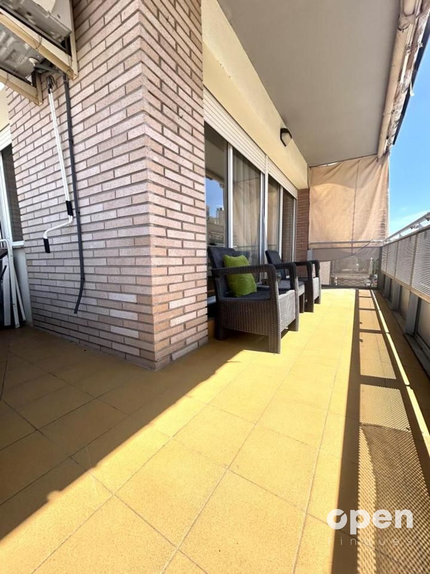 Terrace of Flat for sale in Terrassa  with Air Conditioner, Heating and Parquet flooring