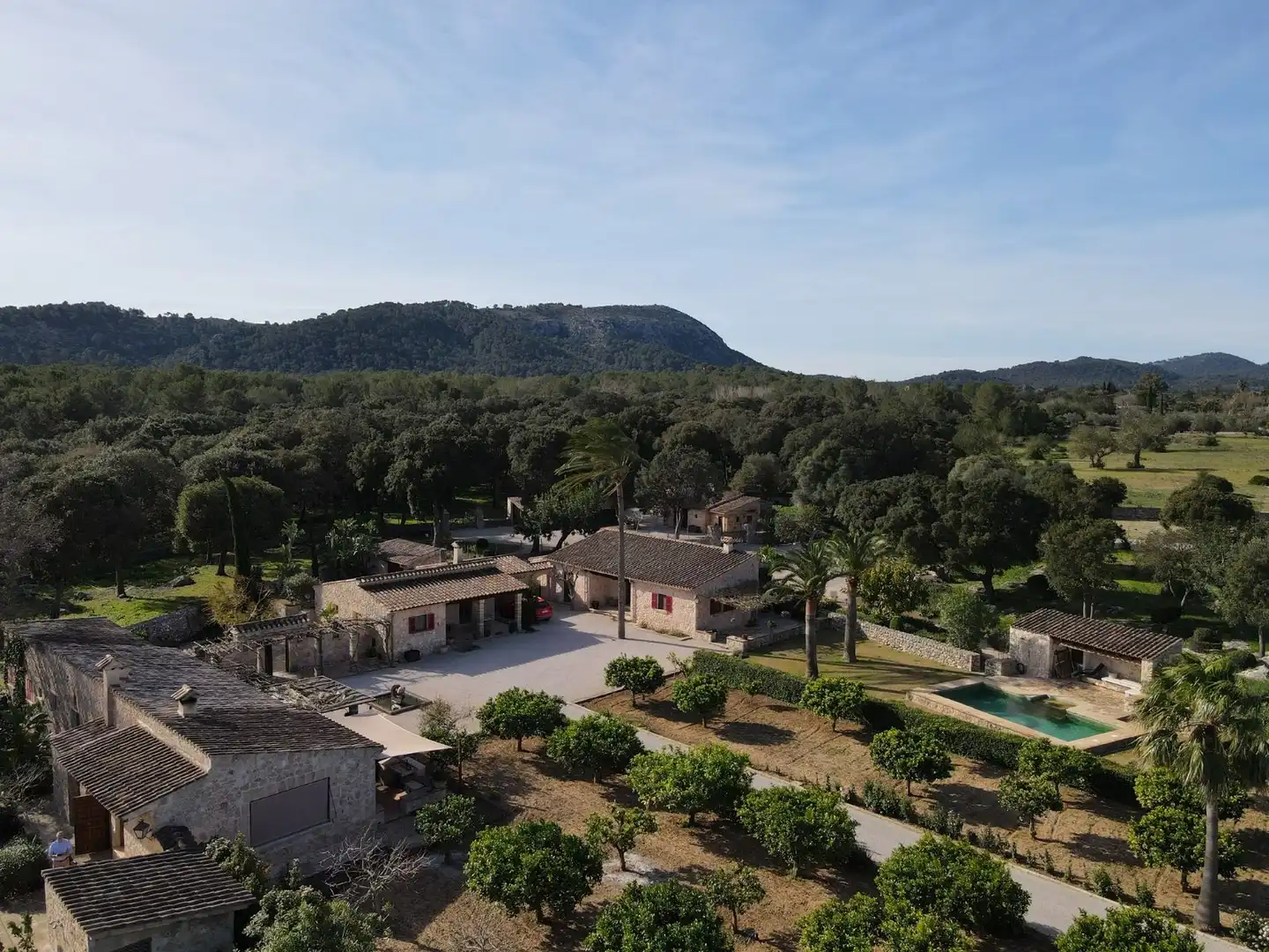 Außenansicht von Country house zum Verkauf in Pollença mit Klimaanlage, Heizung und Privatgarten