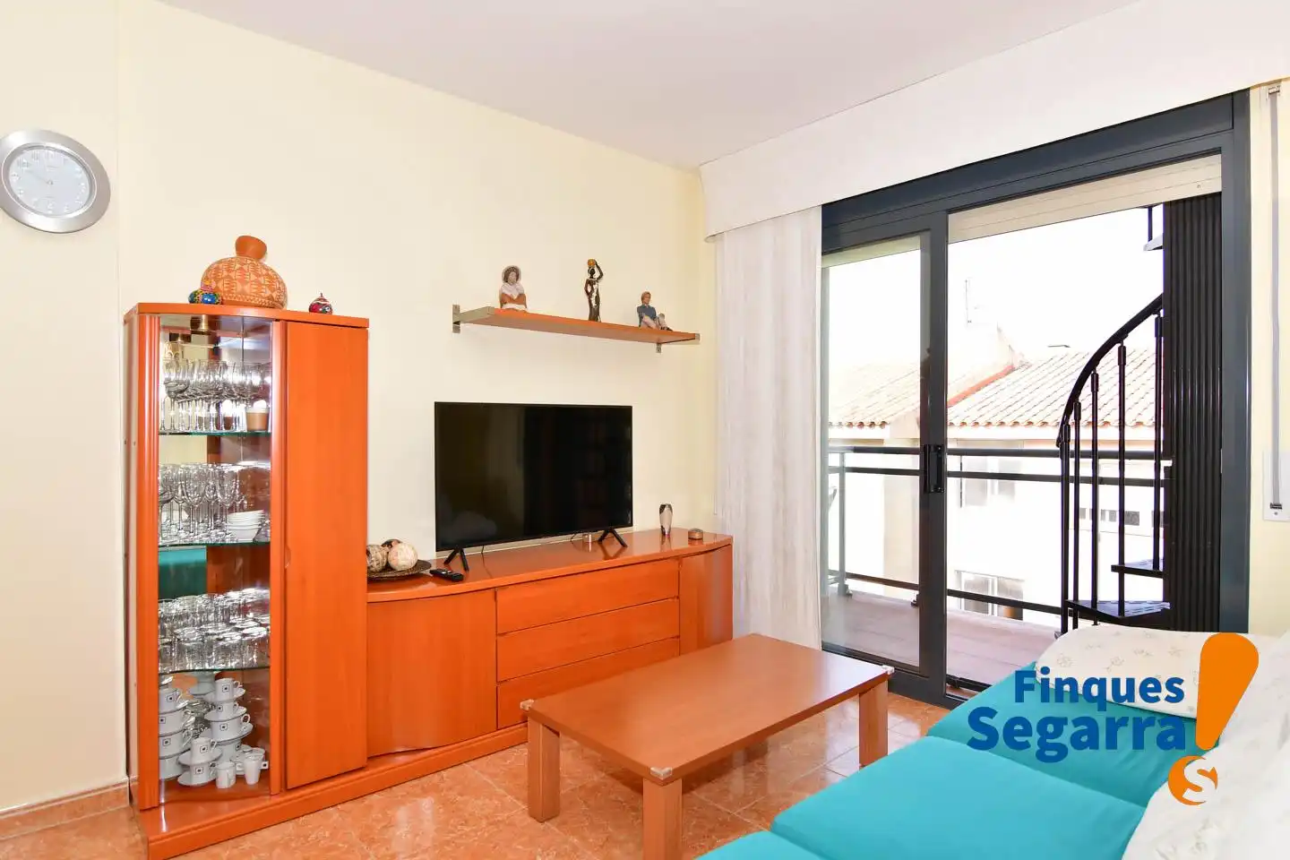 Sala de estar de Piso en venta en El Vendrell con Balcón y Piscina comunitaria