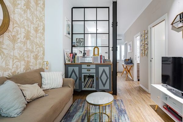 Sala d'estar de Planta baixa en venda en  Madrid Capital amb Aire condicionat i Calefacció