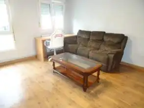 Living room of Flat for rent in Gijón   with Heating, Parquet flooring and Furnished