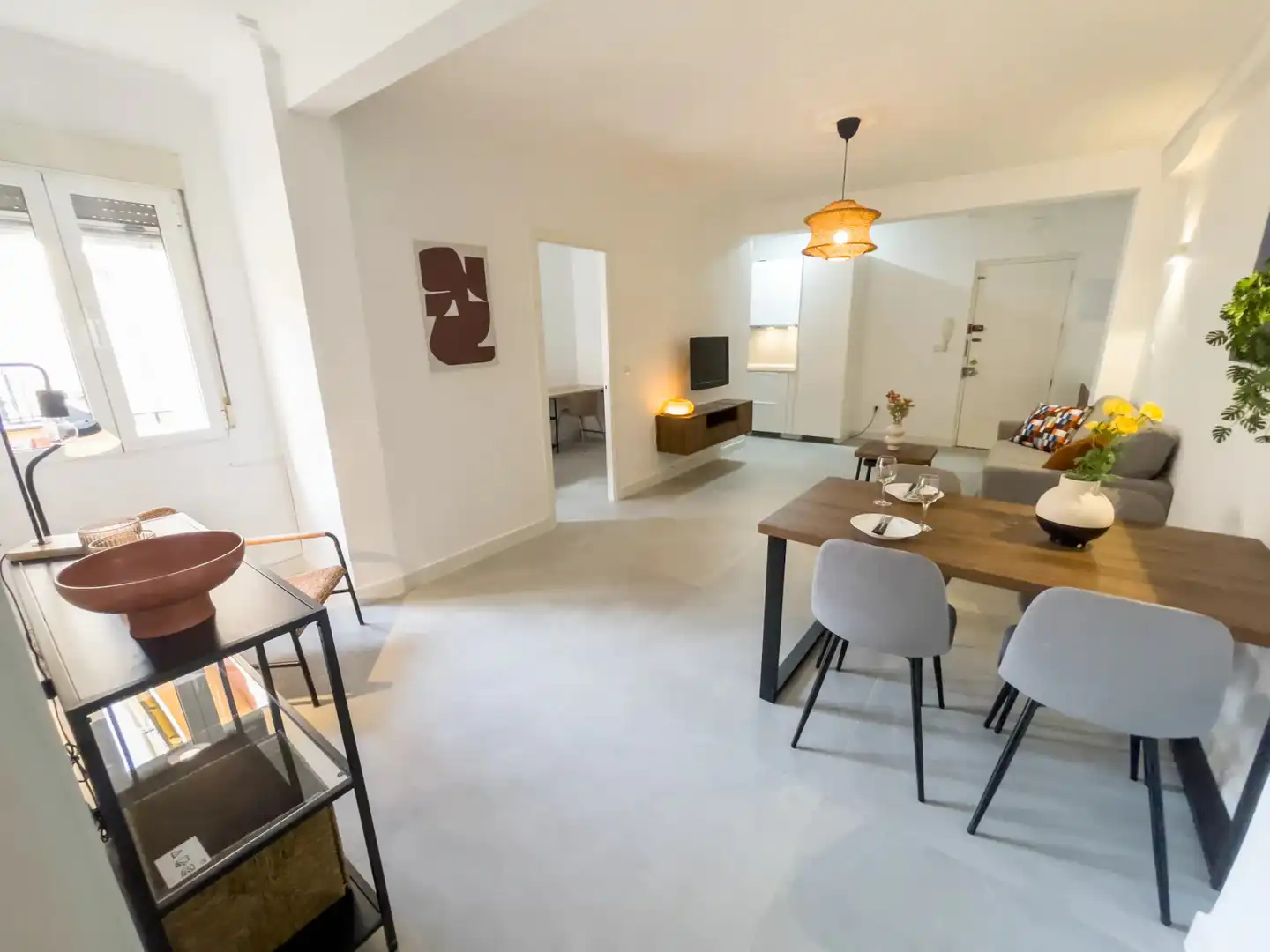 Dining room of Flat for rent in Casco Antiguo