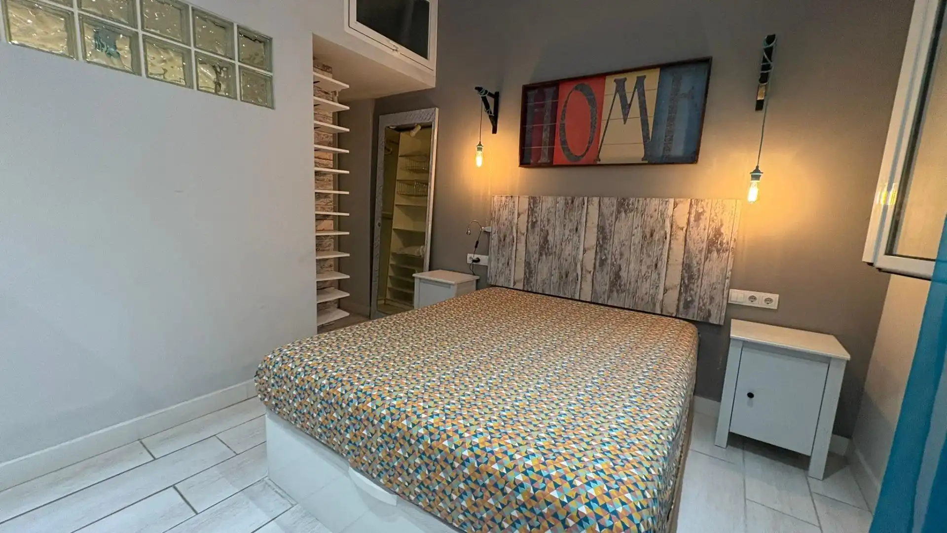 Schlafzimmer von Wohnung zur Miete in Málaga mit Klimaanlage und Möbliert