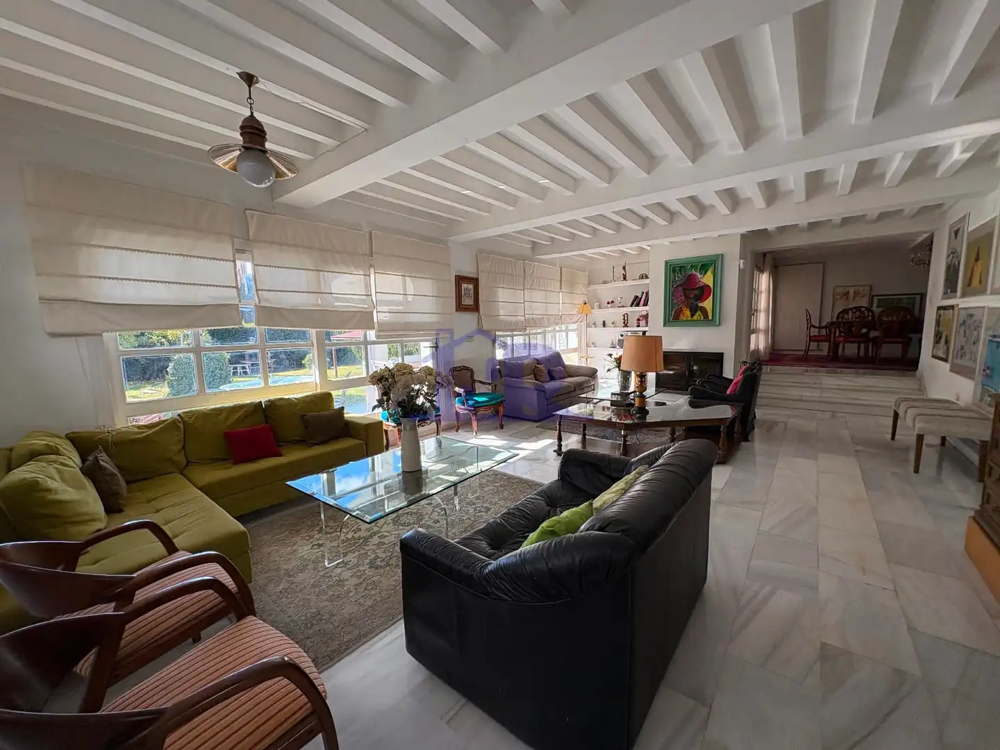 Living room of Houses for sale in Cuenca  with Heating, Terrace and Storage room