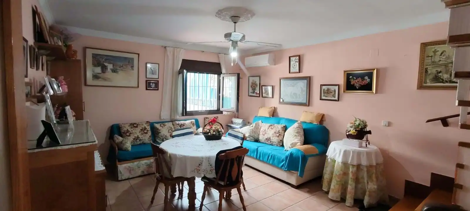 Living room of Detached homes for sale in Écija  with Air Conditioner, Heating and Terrace