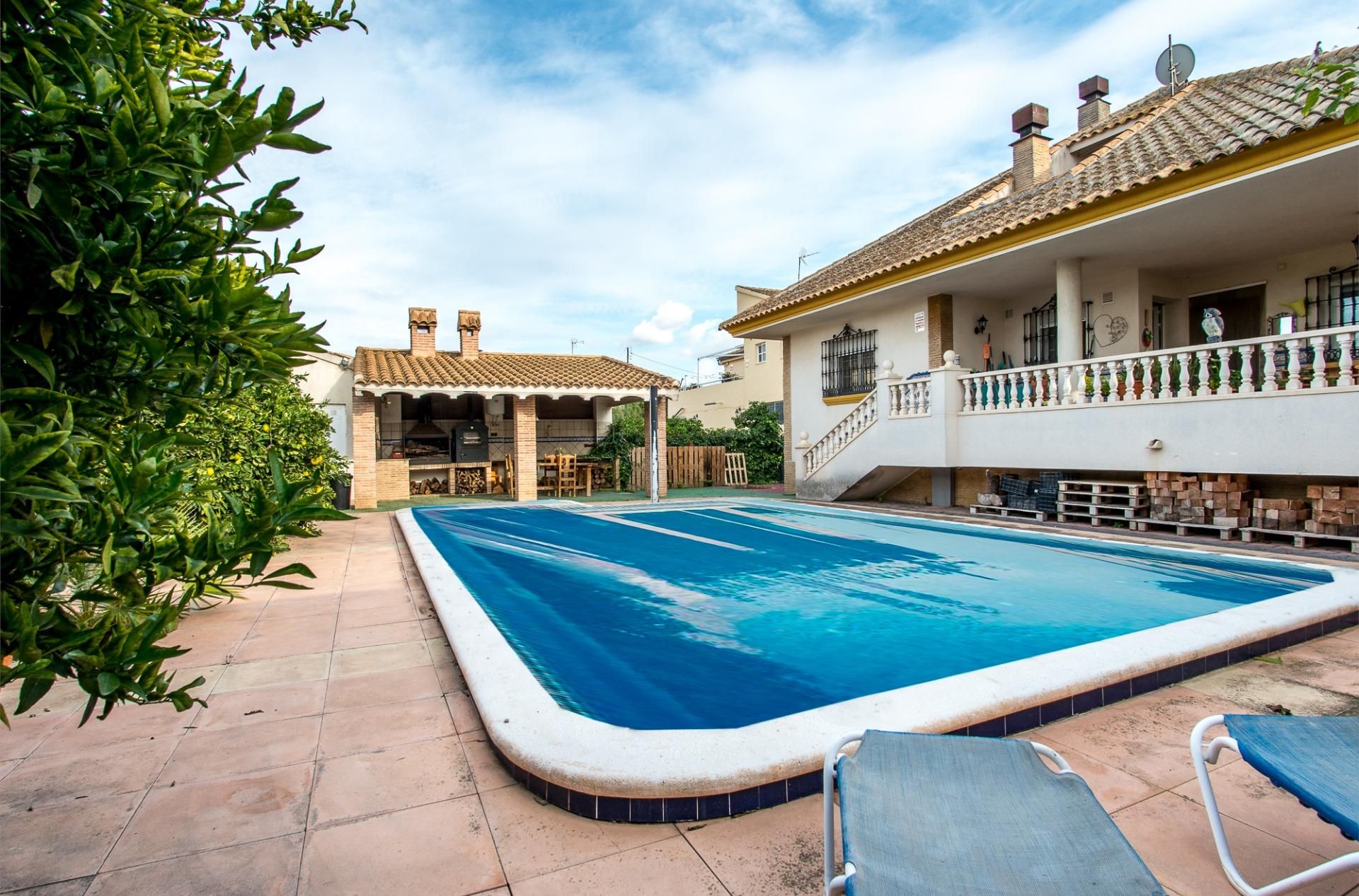 Swimming pool of House or chalet for sale in  Murcia Capital  with Heating, Private garden and Terrace