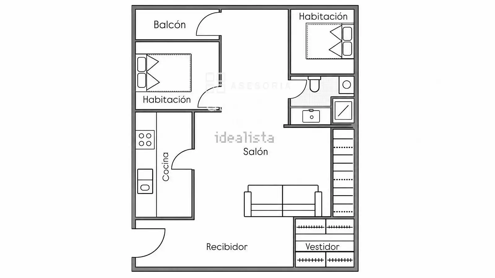 Flat for sale in Barcelona  with Terrace and Furnished