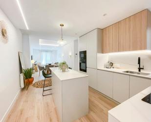 Kitchen of Flat to rent in  Madrid Capital  with Air Conditioner, Heating and Furnished