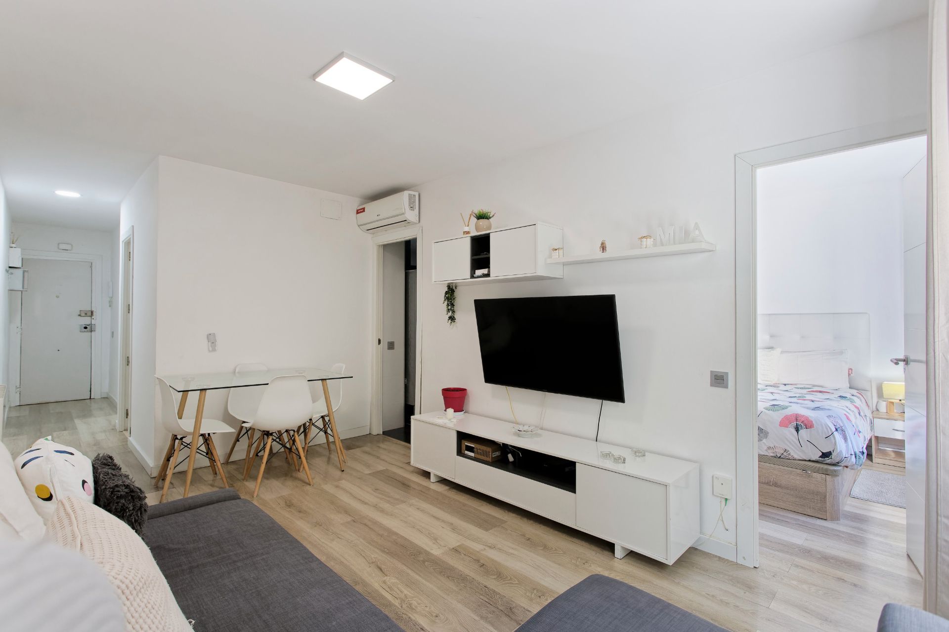 Wohnzimmer von Wohnung zum Verkauf in L'Hospitalet de Llobregat mit Klimaanlage und Möbliert