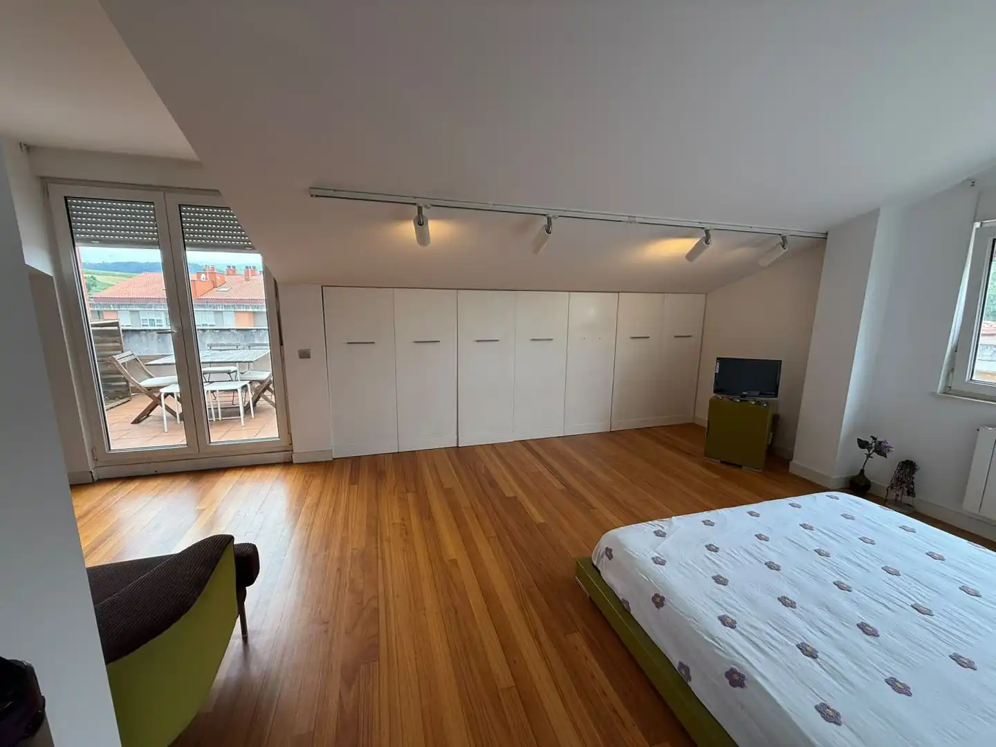 Bedroom of Attic for sale in Entrambasaguas  with Heating, Parquet flooring and Terrace