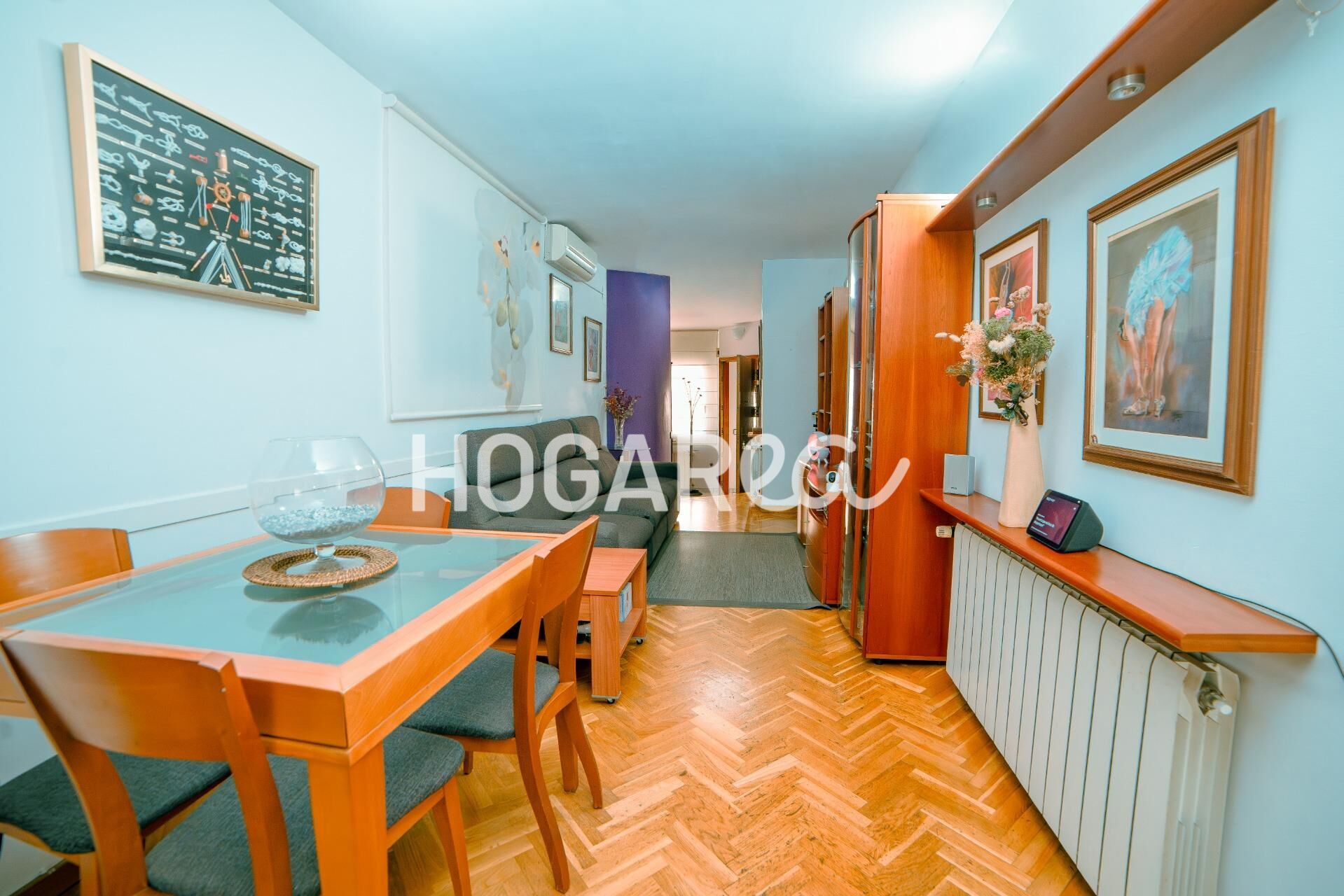 Bedroom of Single-family semi-detached for sale in Badalona  with Air Conditioner, Heating and Parquet flooring