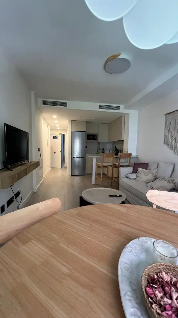 Sala de estar de Piso en venta en Málaga con Aire acondicionado, Calefacción y Amueblado