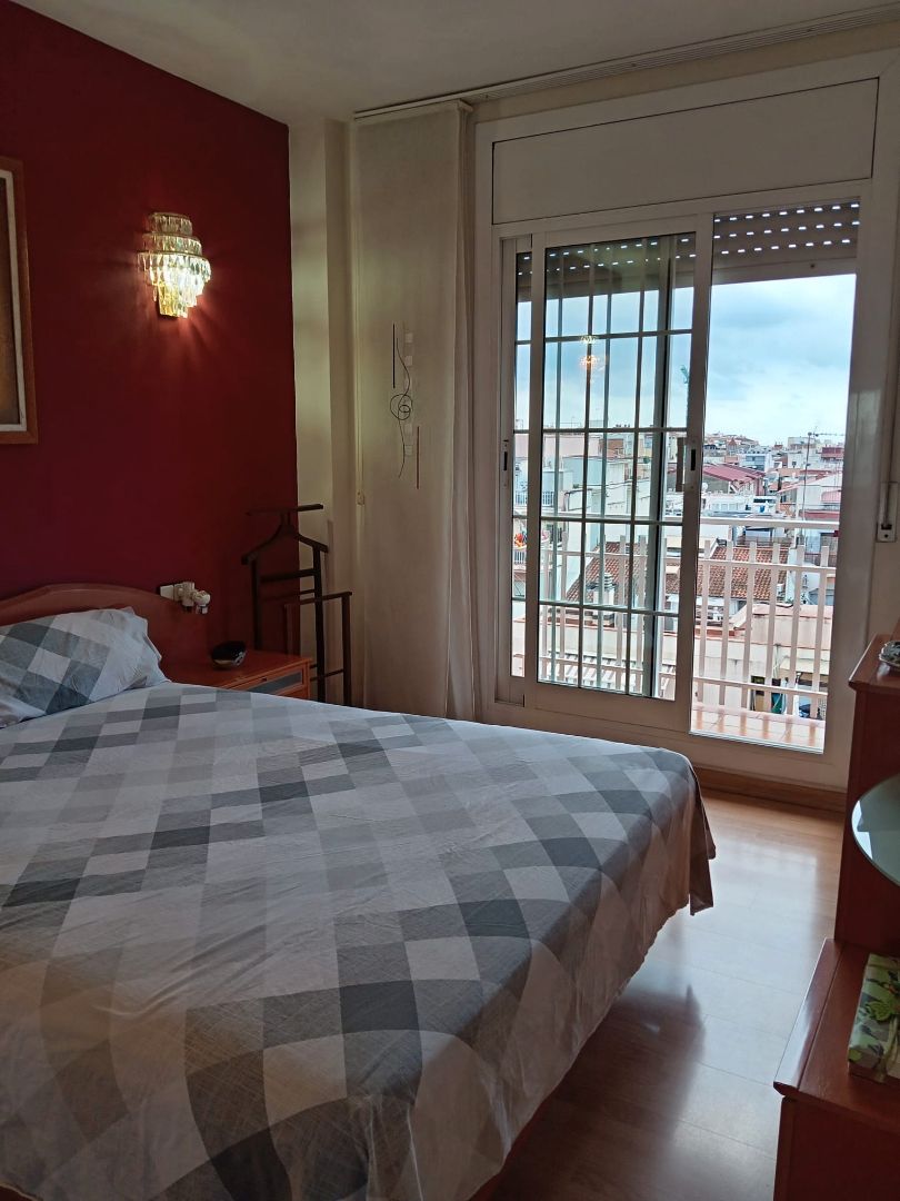 Bedroom of Flat for sale in Badalona  with Air Conditioner, Heating and Terrace