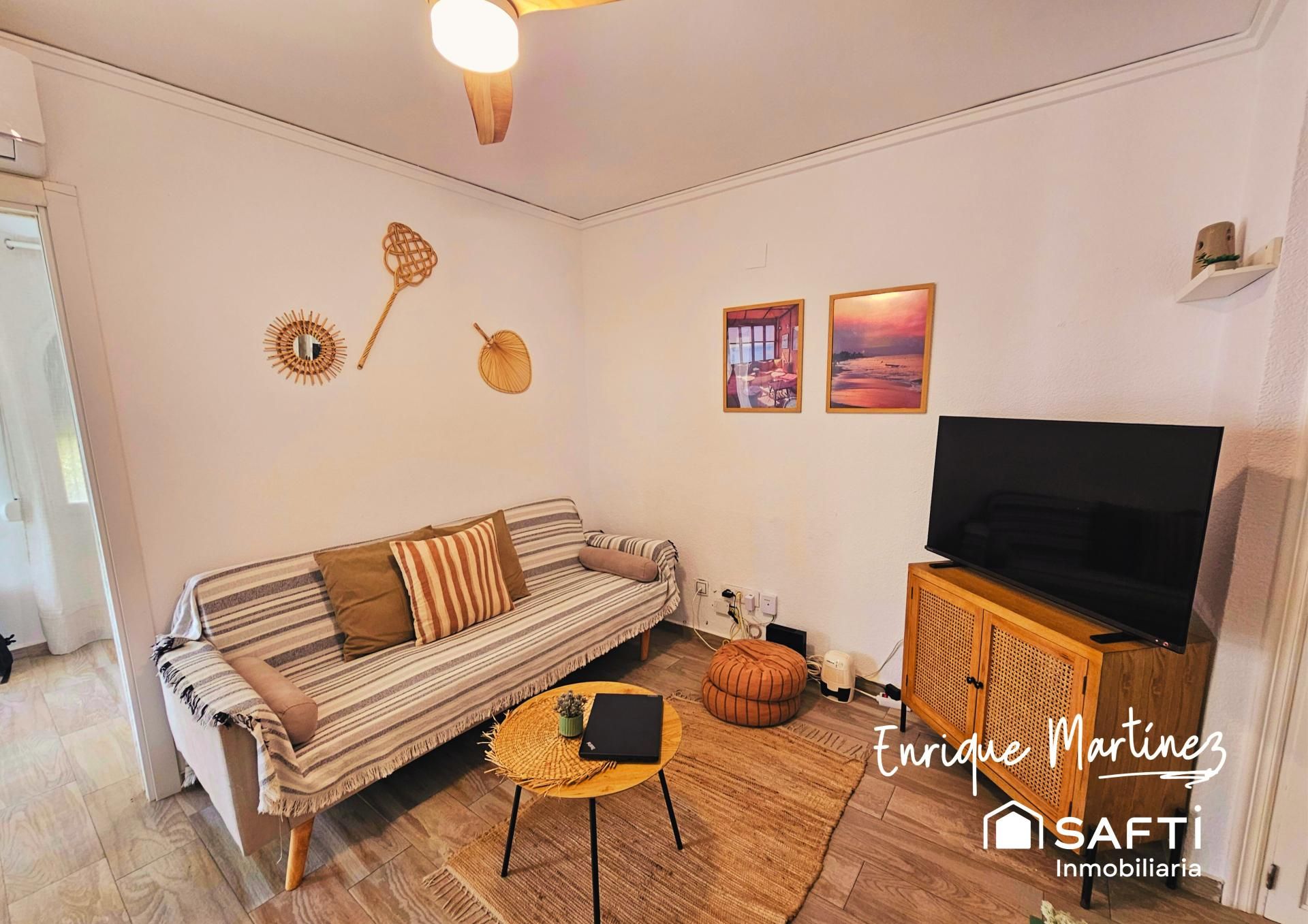 Sala d'estar de Apartament en venda en Dénia amb Aire condicionat, Calefacció i Balcó