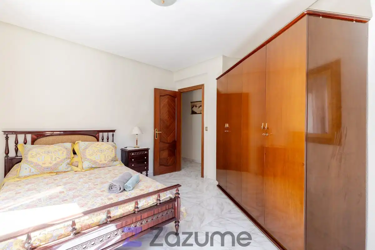 Bedroom of Flat for rent in Madrid  with Heating, Furnished and Washing machine