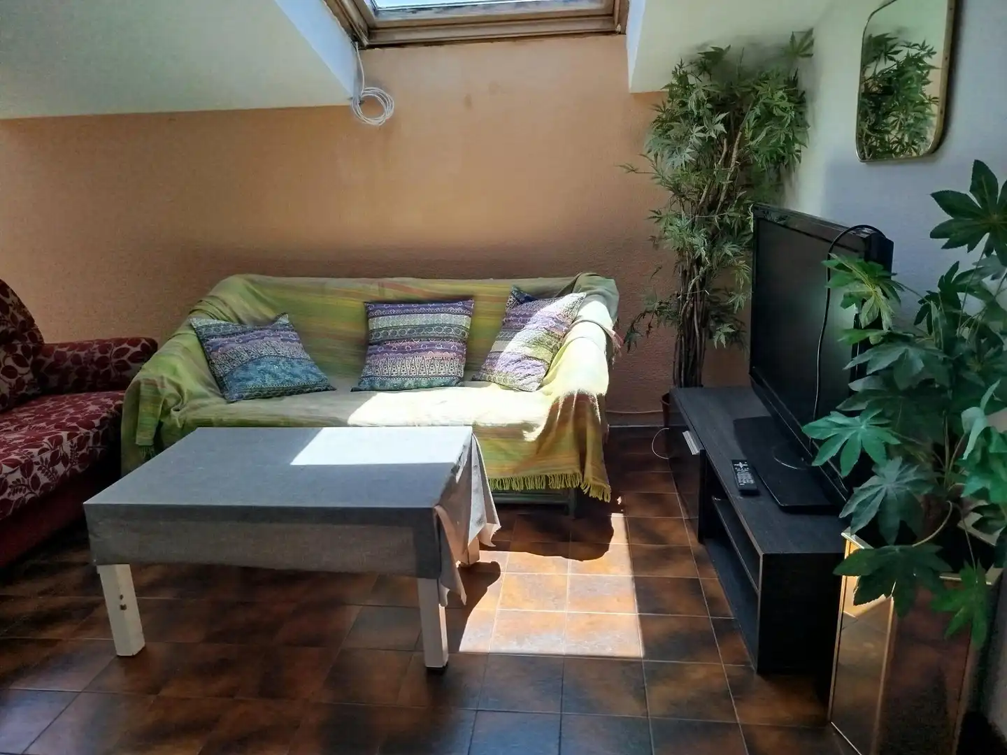 Sala d'estar de Àtic en venda en Las Navas del Marqués  amb Calefacció i Terrassa