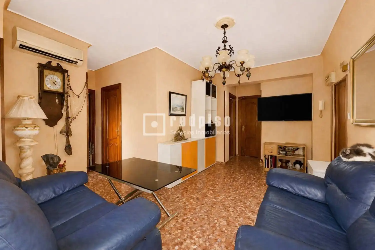 Wohnzimmer von Wohnung zum Verkauf in Málaga mit Klimaanlage und Terrasse