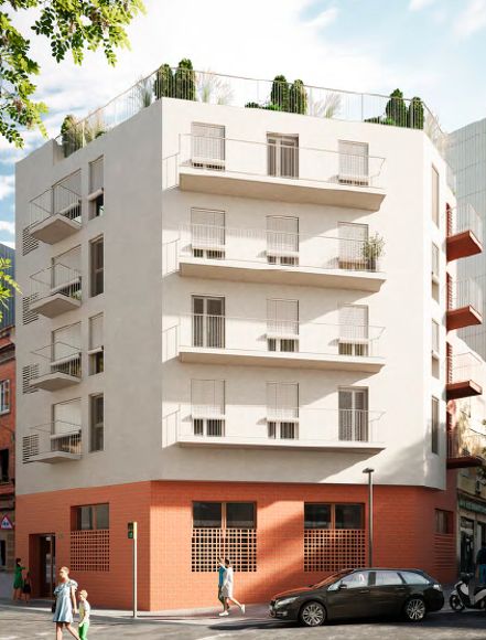 Vista exterior de Pis en venda en  Barcelona Capital amb Aire condicionat, Calefacció i Terrassa