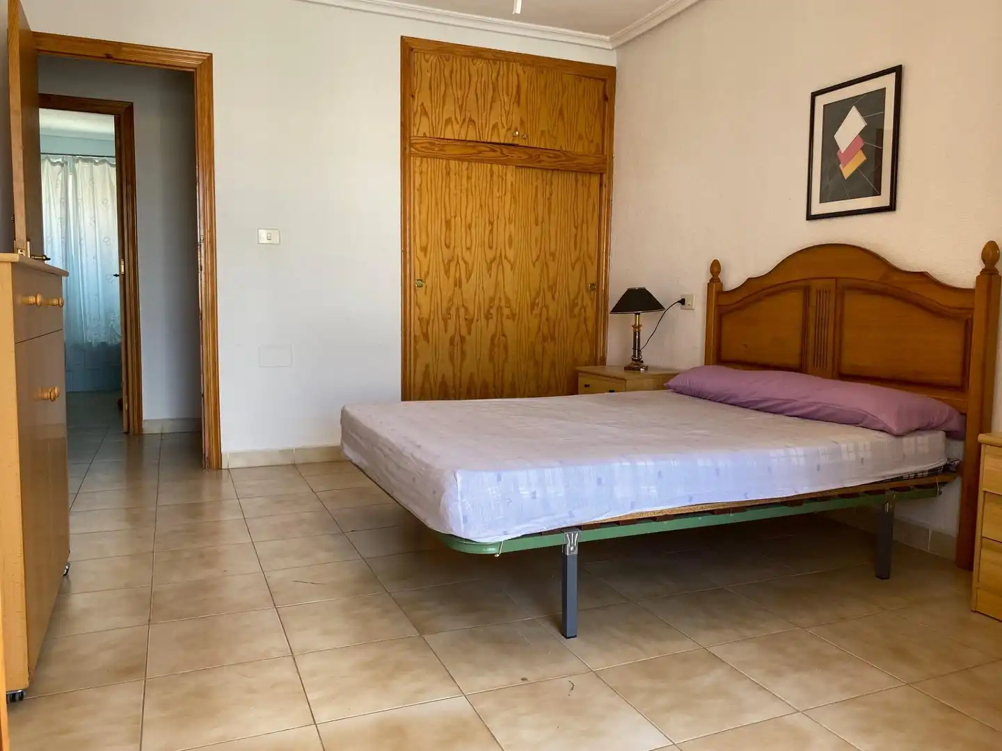 Schlafzimmer von Maisonette zur Miete in San Pedro del Pinatar mit Klimaanlage, Heizung und Privatgarten