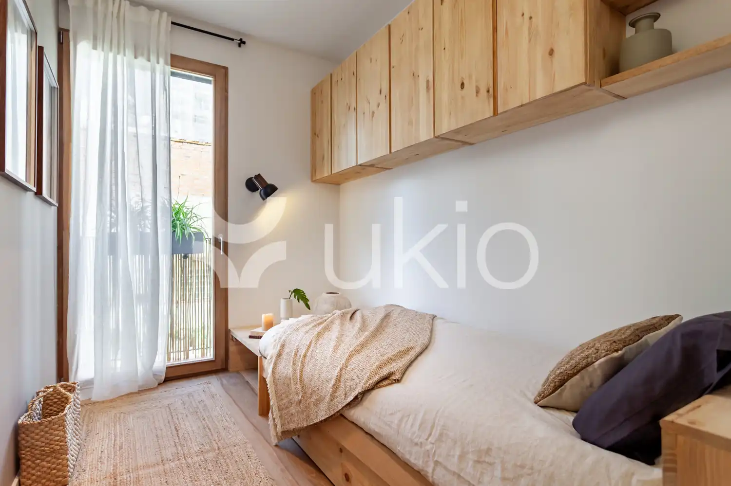 Habitación de Apartamento de alquiler en Barcelona con Aire acondicionado, Calefacción y Amueblado