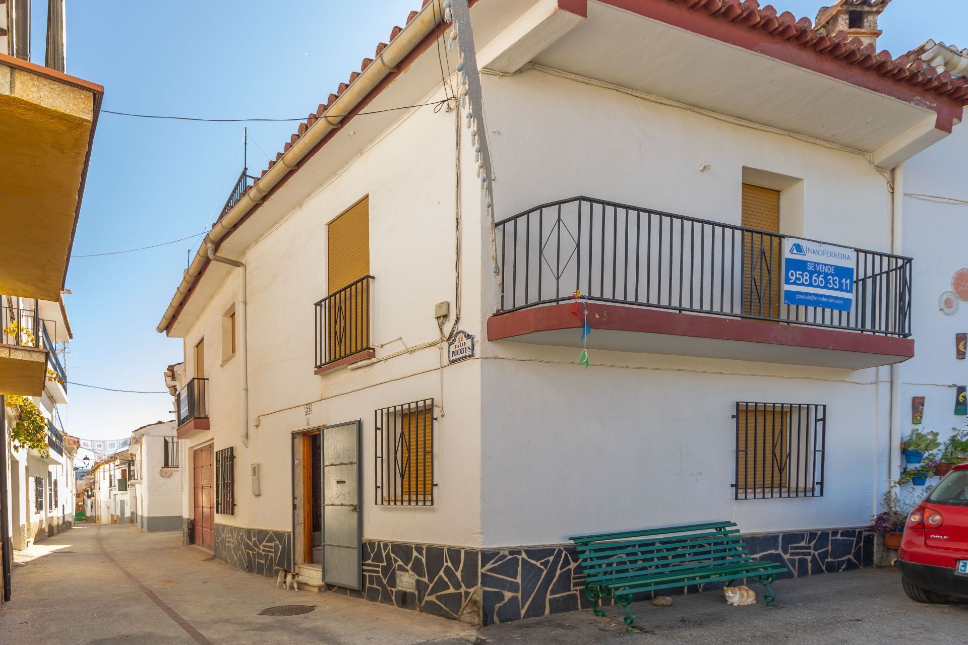 Exterior view of Country house for sale in Jérez del Marquesado  with Storage room and Furnished