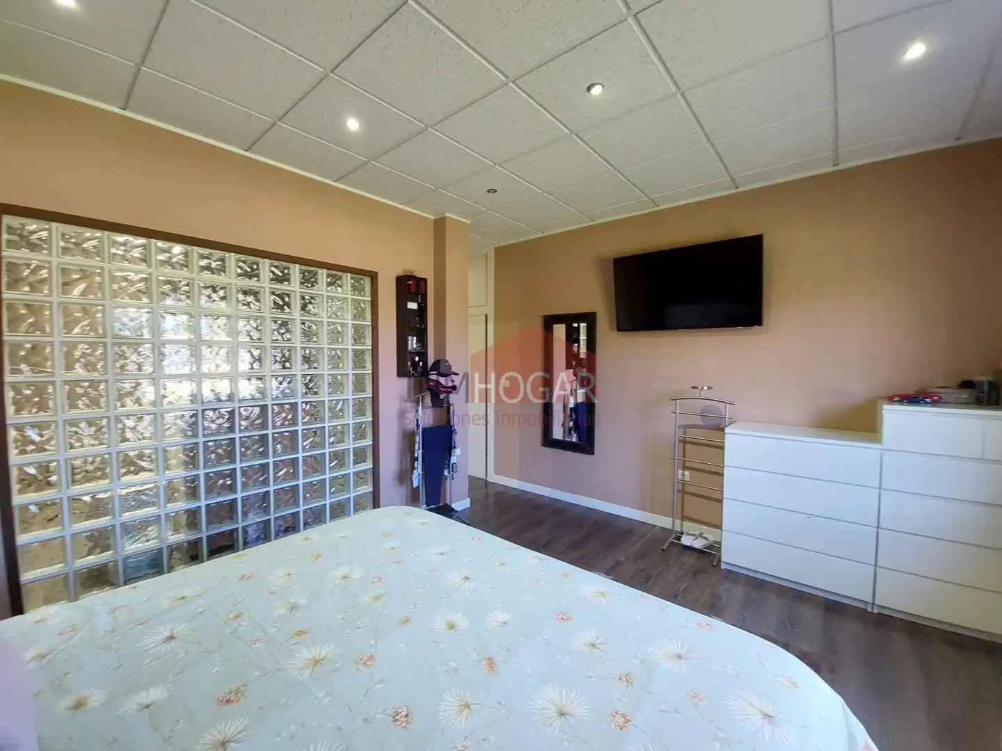 Bedroom of Houses for sale in Sanchidrián  with Private garden, Parquet flooring and Terrace