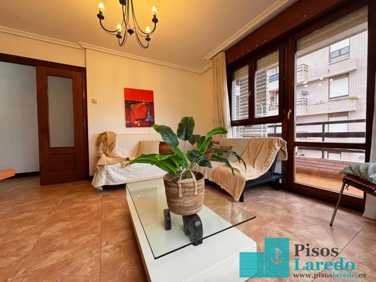 Living room of Flat for sale in Bárcena de Cicero  with Heating, Terrace and Furnished