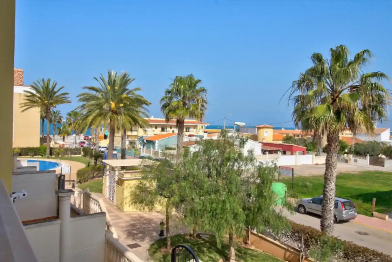 Exterior view of Flat for rent in Dénia  with Air Conditioner, Private garden and Furnished