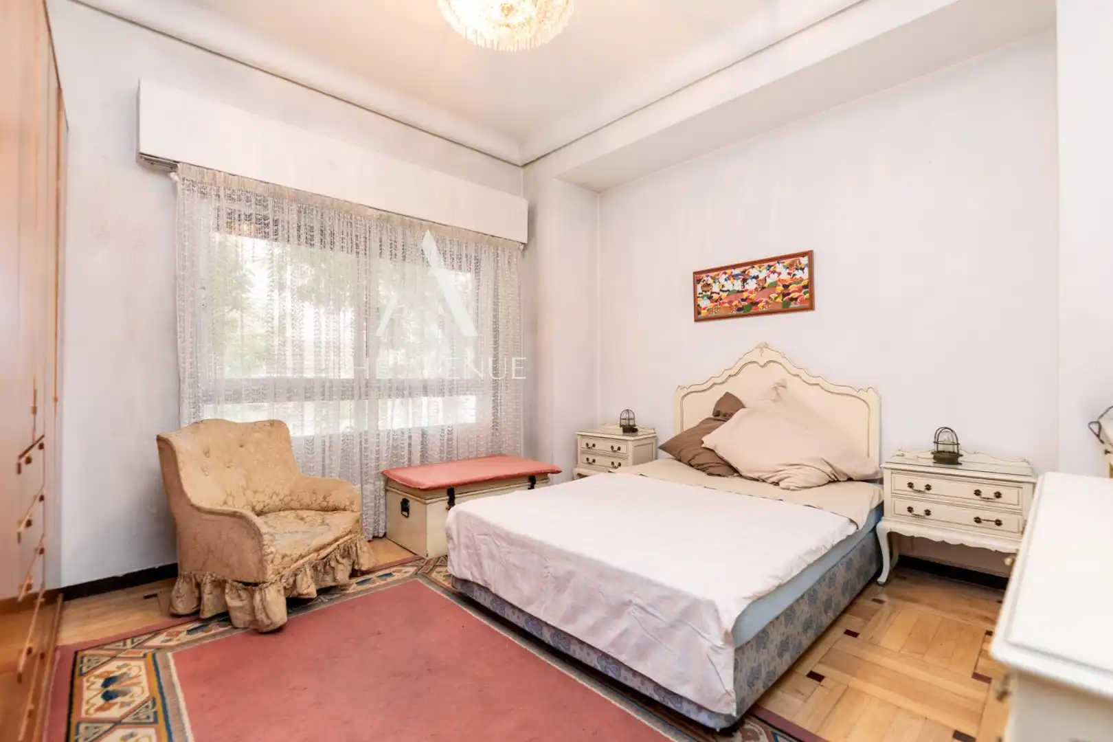 Bedroom of Flat for sale in  Madrid Capital  with Air Conditioner