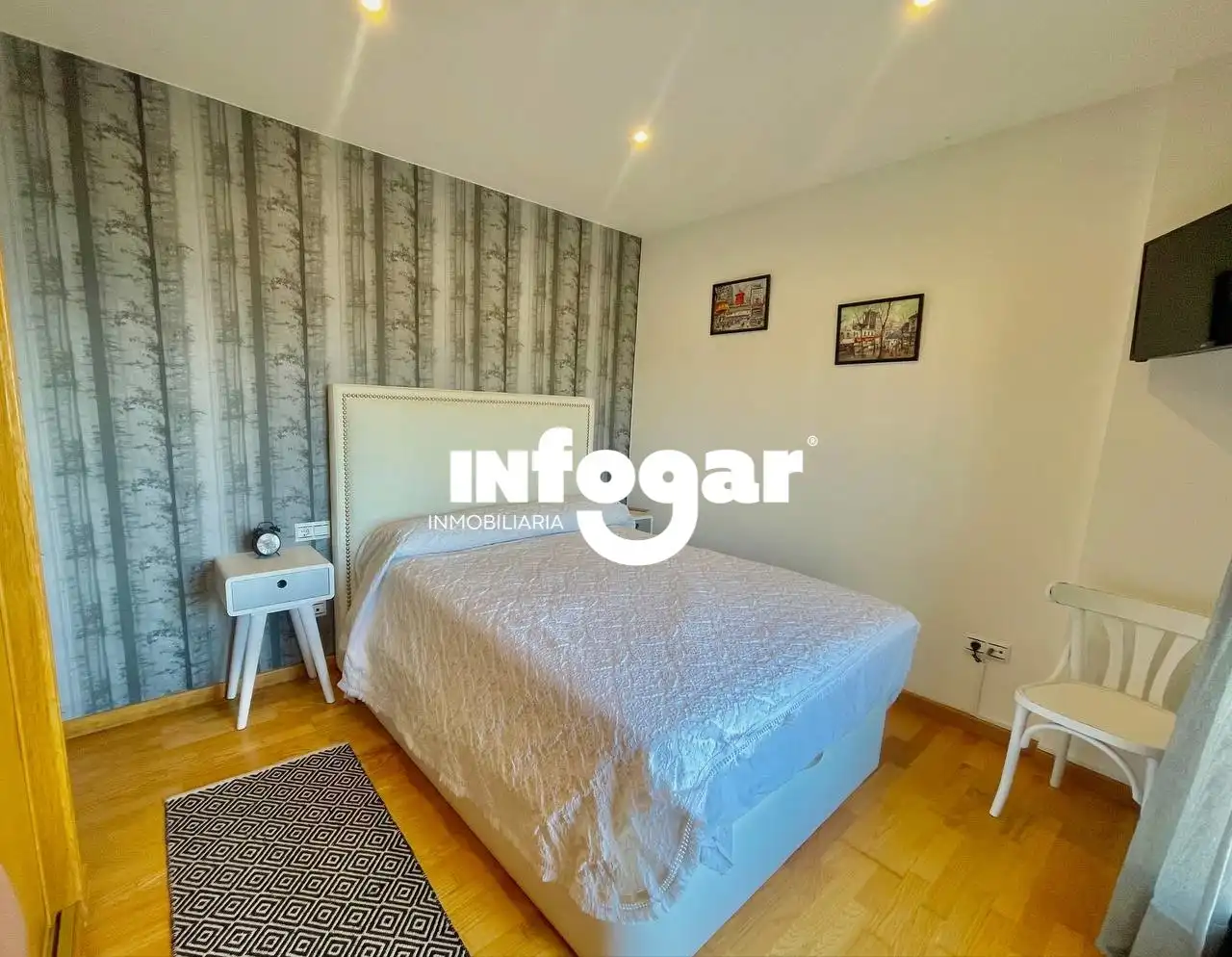 Bedroom of Flat for sale in A Guarda    with Heating, Storage room and Furnished