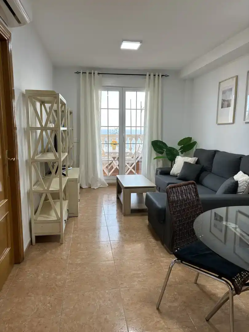 Sala d'estar de Pis en venda en Roquetas de Mar amb Aire condicionat, Piscina i Balcó