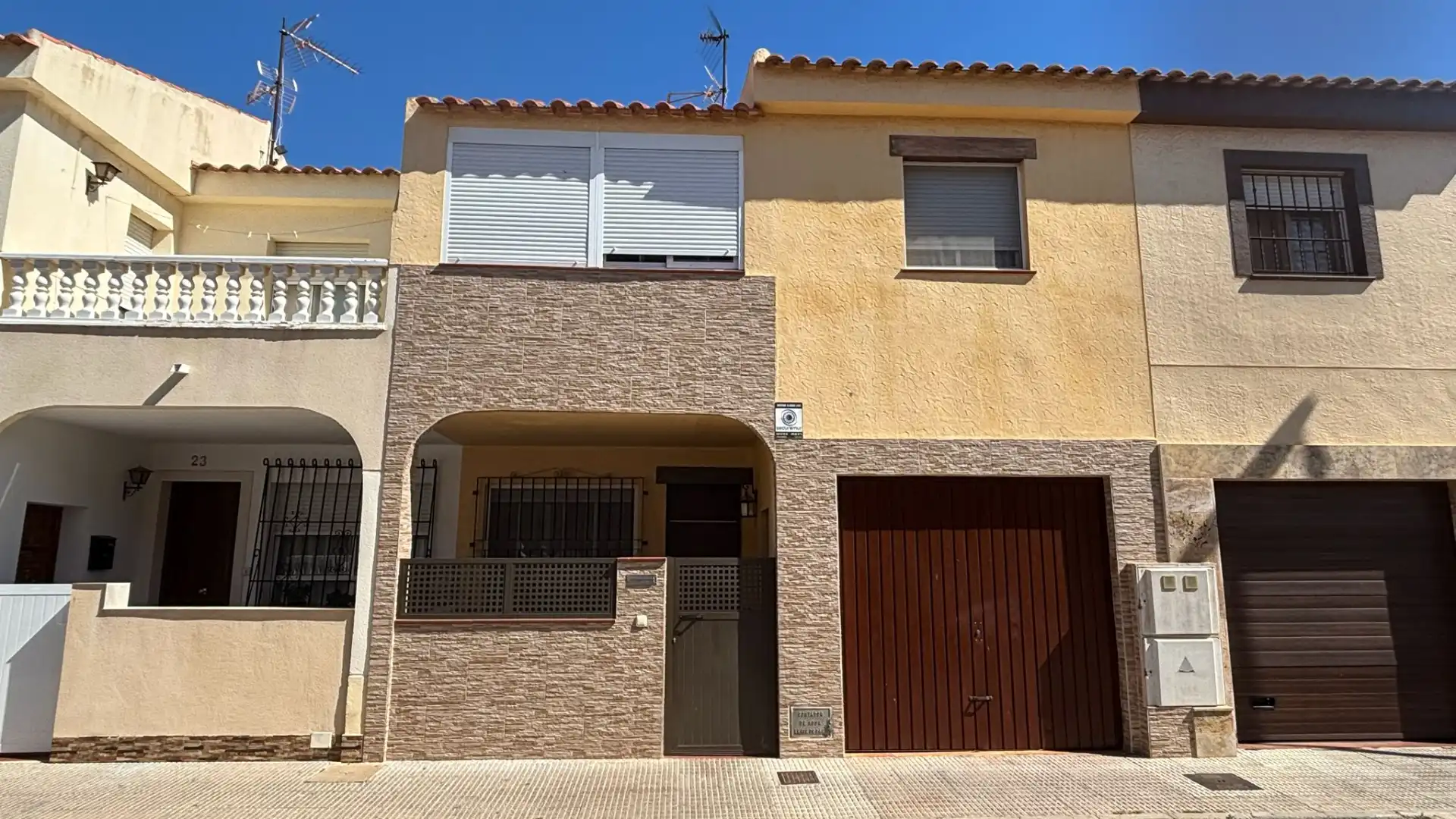 Vista exterior de Casa adosada en venta en Cartagena con Aire acondicionado, Terraza y Amueblado
