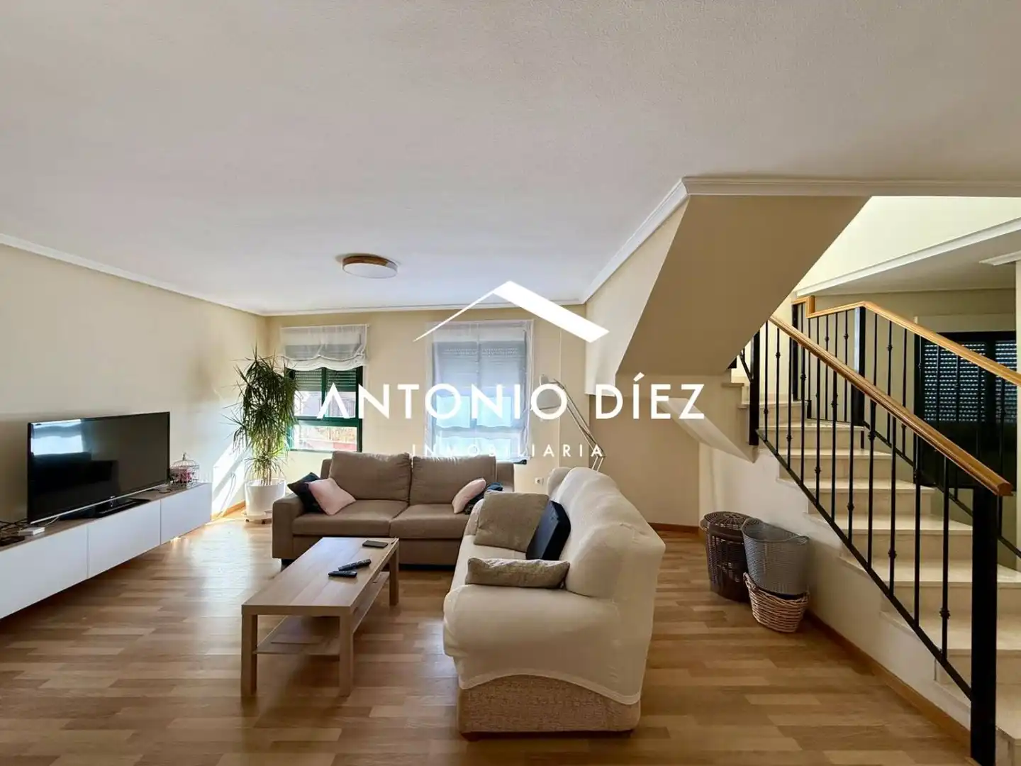 Sala de estar de Casa o chalet de alquiler en Aspe con Parquet y Terraza
