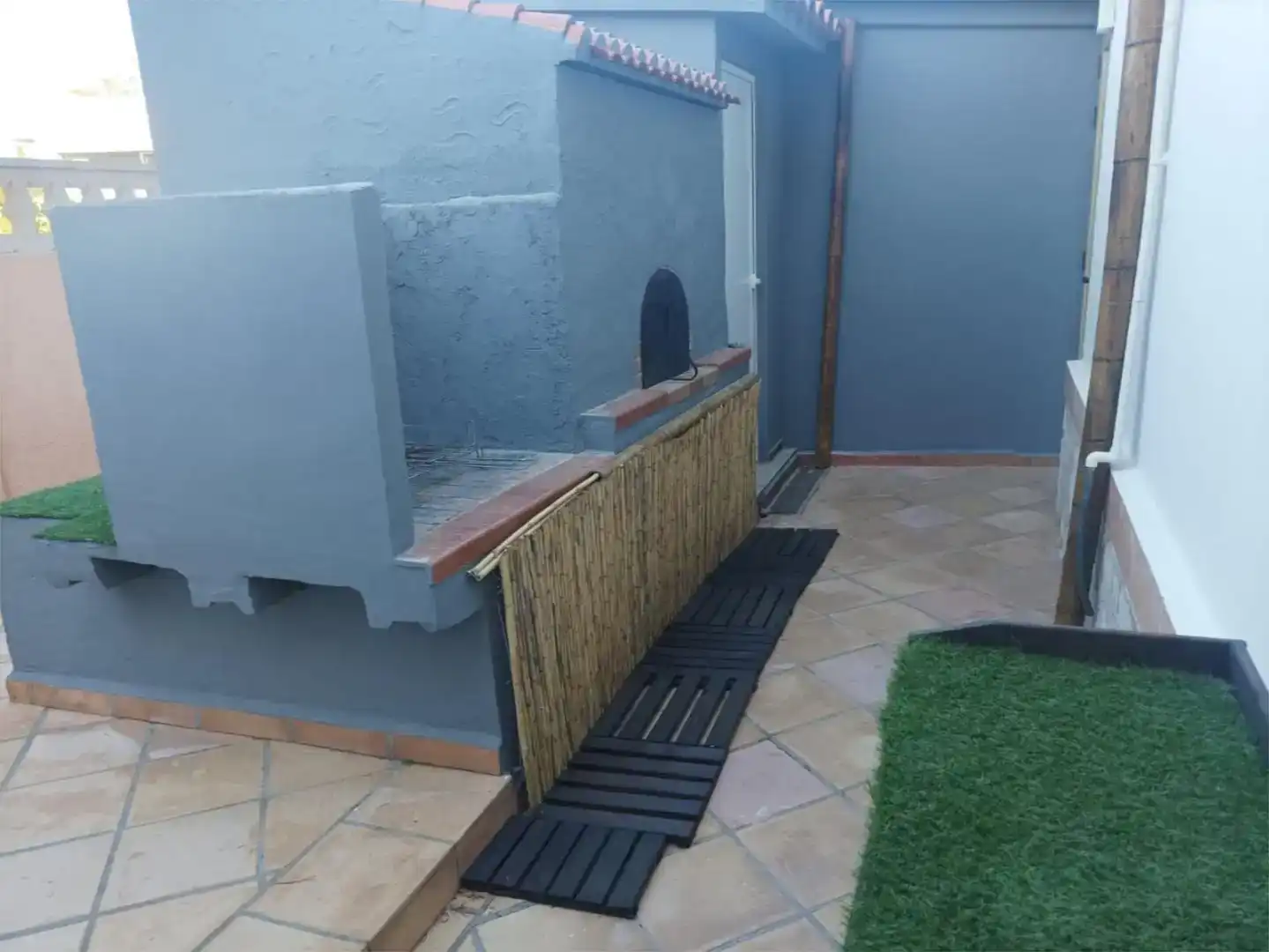 Terrassa de Casa o xalet de lloguer en Dénia amb Aire condicionat, Jardí privat i Piscina