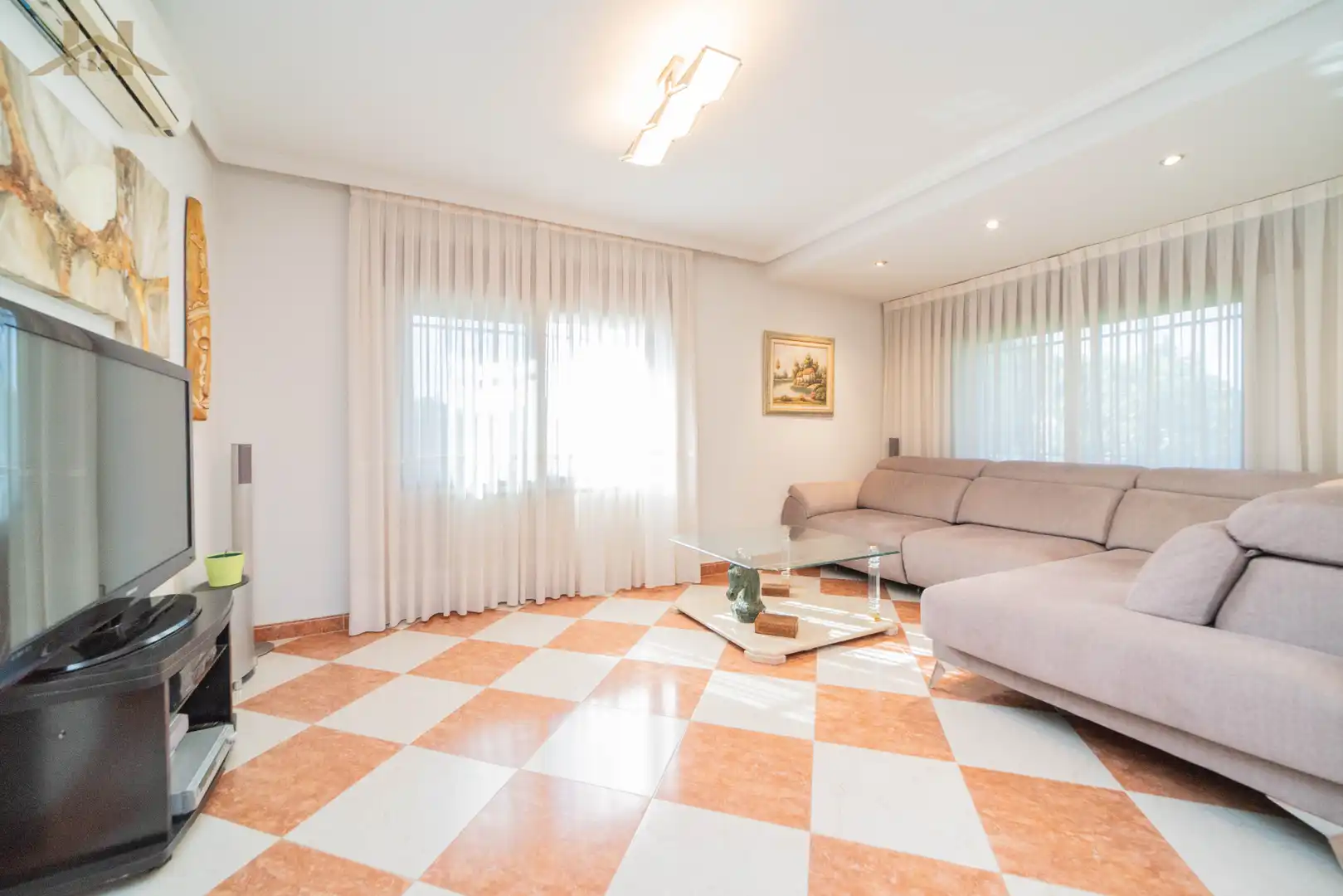 Living room of Houses for sale in Villaviciosa de Odón  with Heating, Private garden and Terrace