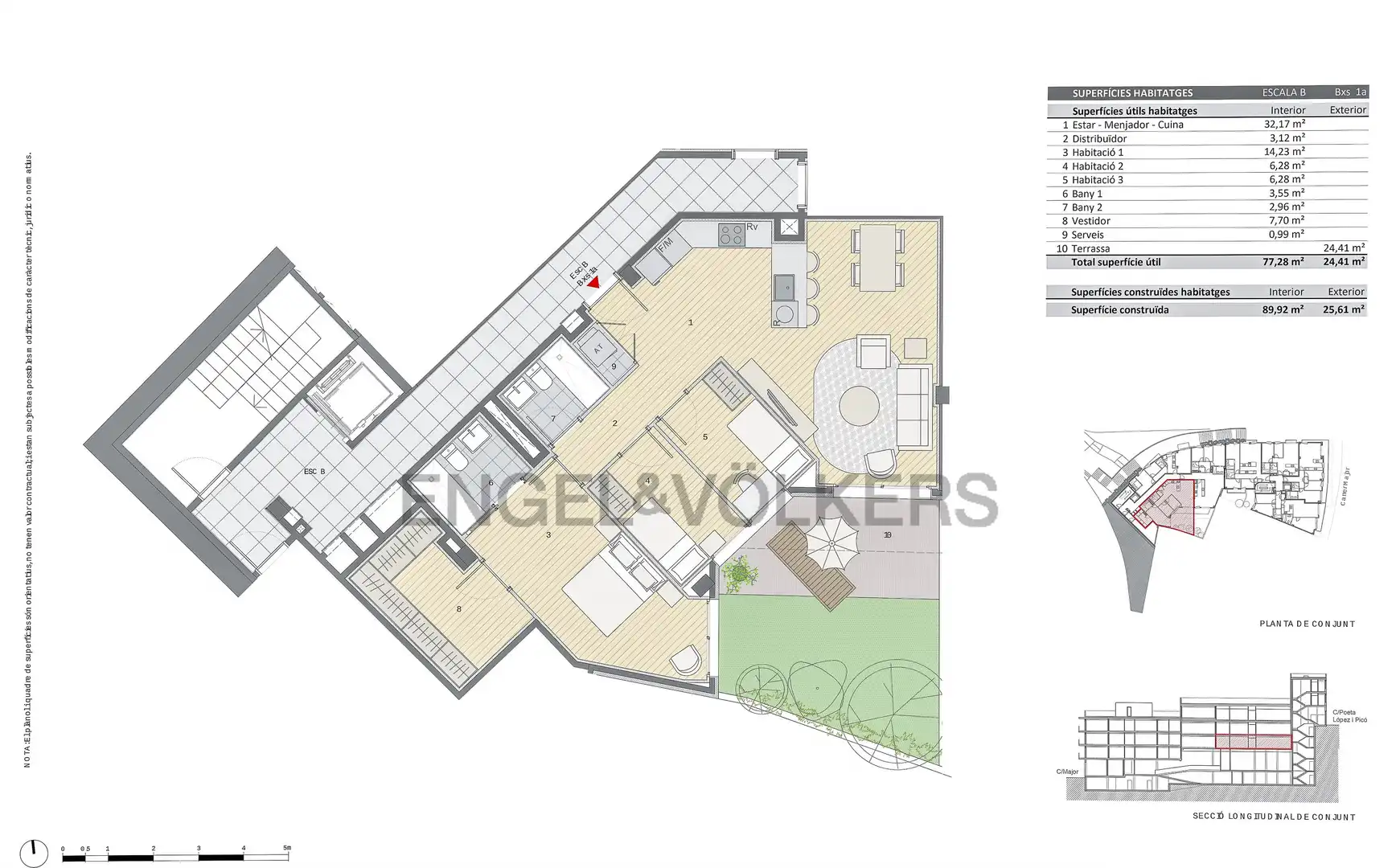 Piso en venta en Vallirana con Aire acondicionado, Calefacción y Jardín privado